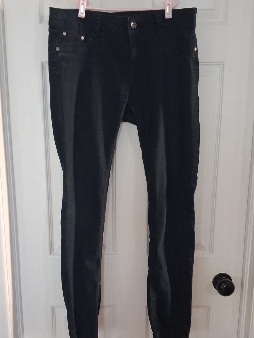 Articles Of Society Black Frayed Hem Jeans